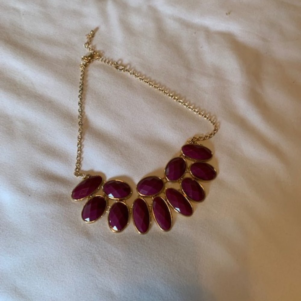 Fuchsia Statement Necklace